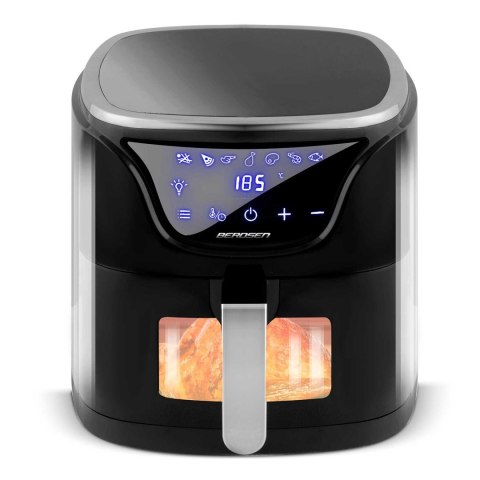 Frytkownica beztłuszczowa Air fryer BD-652 czarno-srebrna Frytkownica beztłuszczowa Air fryer BD-652 czarno-srebrna