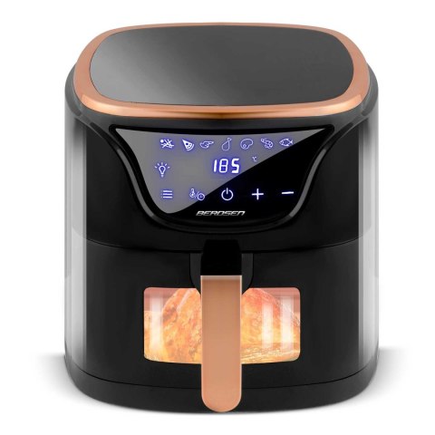 Frytkownica beztłuszczowa Air fryer BD-652 czarno-złota Frytkownica beztłuszczowa Air fryer BD-652 czarno-złota