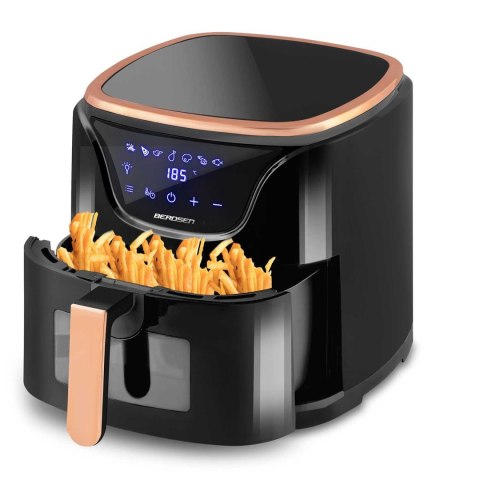 Frytkownica beztłuszczowa Air fryer BD-652 czarno-złota Frytkownica beztłuszczowa Air fryer BD-652 czarno-złota