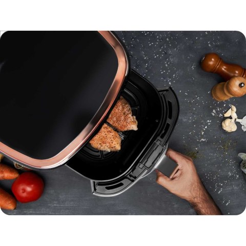 Frytkownica beztłuszczowa Air fryer BD-652 czarno-złota Frytkownica beztłuszczowa Air fryer BD-652 czarno-złota