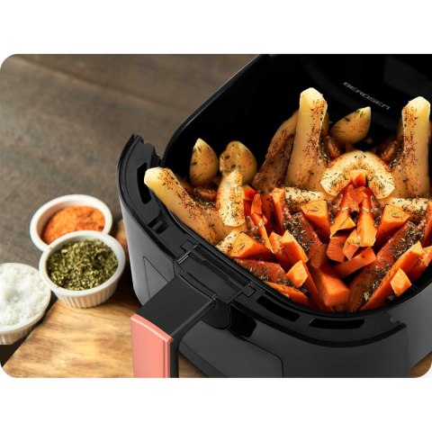 Frytkownica beztłuszczowa Air fryer BD-652 czarno-złota Frytkownica beztłuszczowa Air fryer BD-652 czarno-złota
