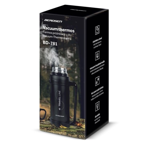 Termos próżniowy 1500 ml BD-781 czarny Termos próżniowy 1500 ml BD-781 czarny