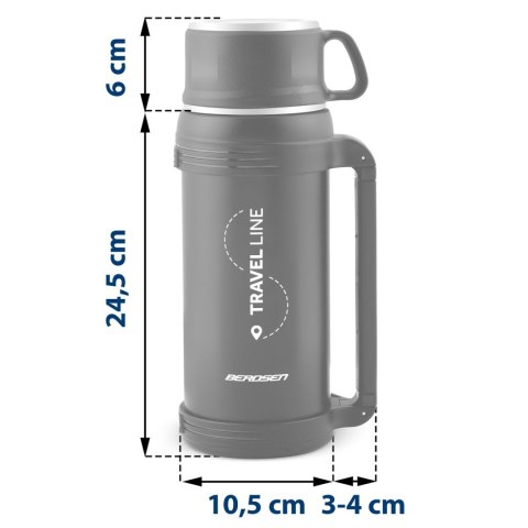 Termos próżniowy 1500 ml BD-781 czarny Termos próżniowy 1500 ml BD-781 czarny