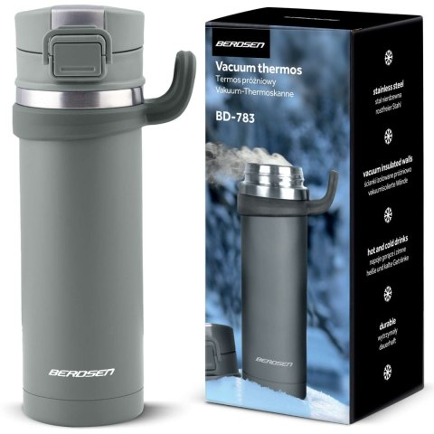Termos próżniowy 450 ml BD-783 szary Termos próżniowy 450 ml BD-783 szary