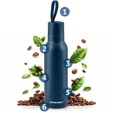 Termos próżniowy 500 ml BD-787 granatowy Termos próżniowy 500 ml BD-787 granatowy