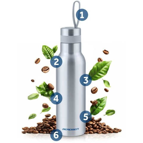 Termos próżniowy 500 ml BD-787 srebrny Termos próżniowy 500 ml BD-787 srebrny
