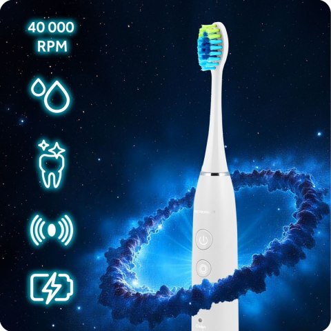Szczoteczka soniczna do zębów Berdsen Galaxy biała Szczoteczka soniczna do zębów Berdsen Galaxy biała