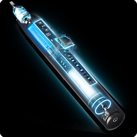 Szczoteczka soniczna do zębów Berdsen Galaxy biała Szczoteczka soniczna do zębów Berdsen Galaxy biała