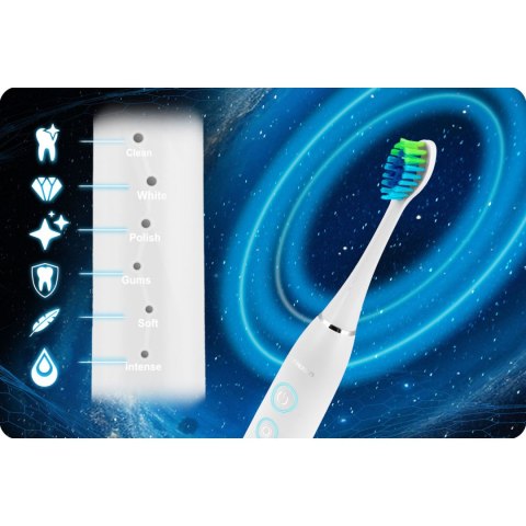 Szczoteczka soniczna do zębów Berdsen Galaxy biała Szczoteczka soniczna do zębów Berdsen Galaxy biała