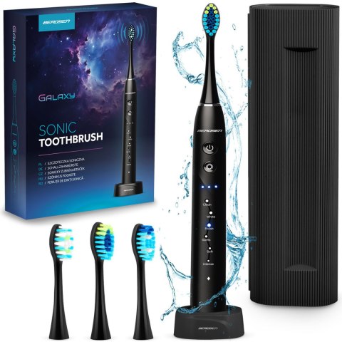 Szczoteczka soniczna do zębów Berdsen Galaxy czarna Szczoteczka soniczna do zębów Berdsen Galaxy czarna