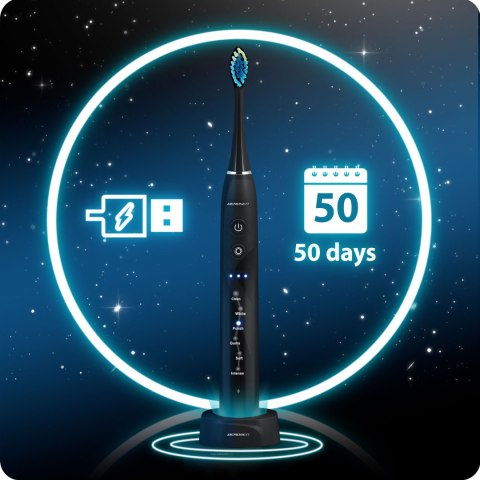 Szczoteczka soniczna do zębów Berdsen Galaxy czarna Szczoteczka soniczna do zębów Berdsen Galaxy czarna