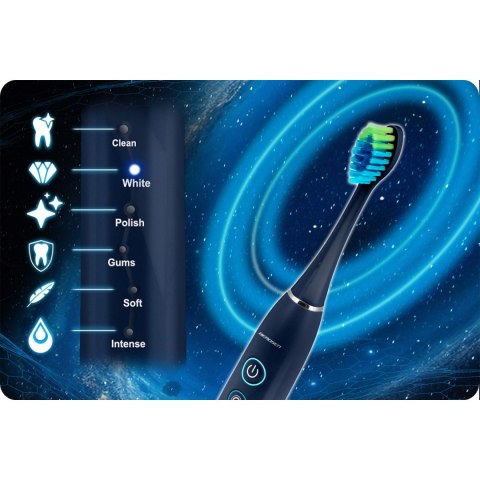 Szczoteczka soniczna do zębów Berdsen Galaxy granatowa Szczoteczka soniczna do zębów Berdsen Galaxy granatowa