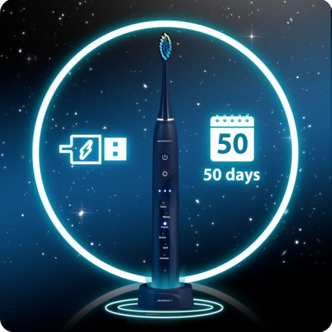 Szczoteczka soniczna do zębów Berdsen Galaxy granatowa Szczoteczka soniczna do zębów Berdsen Galaxy granatowa