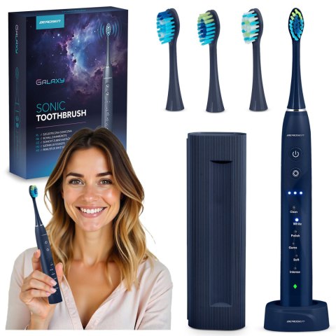 Szczoteczka soniczna do zębów Berdsen Galaxy granatowa Szczoteczka soniczna do zębów Berdsen Galaxy granatowa
