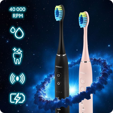 Szczoteczka soniczna do zębów zestaw 2 szt Berdsen Galaxy Duo Szczoteczka soniczna do zębów zestaw 2 szt Berdsen Galaxy Duo
