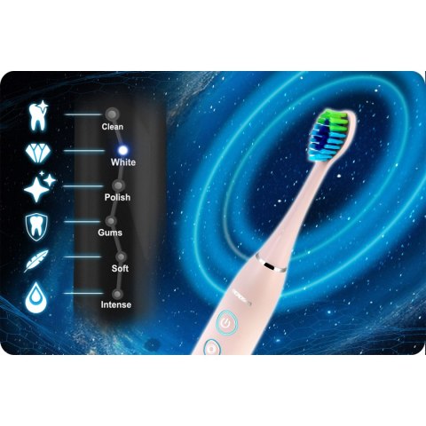 Szczoteczka soniczna do zębów zestaw 2 szt Berdsen Galaxy Duo Szczoteczka soniczna do zębów zestaw 2 szt Berdsen Galaxy Duo