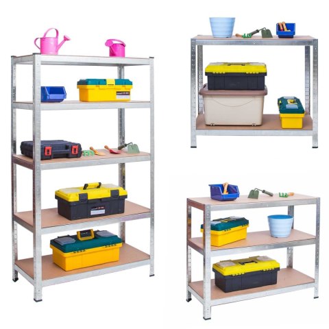 Regał metalowy magazynowy 150 x 75 x 30 cm Humberg 4840 Regał metalowy magazynowy 150 x 75 x 30 cm Humberg 4840