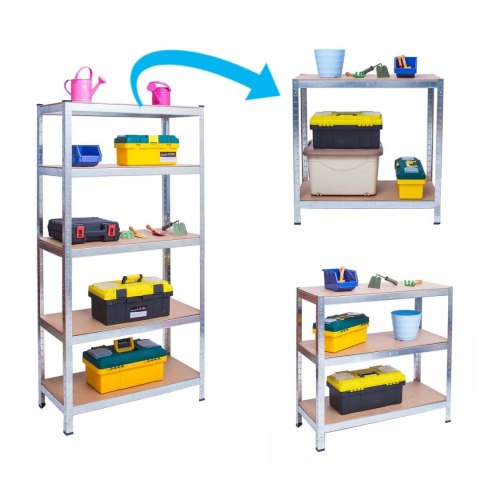Regał metalowy magazynowy 150 x 75 x 30 cm Humberg HR-810 Regał metalowy magazynowy 150 x 75 x 30 cm Humberg HR-810
