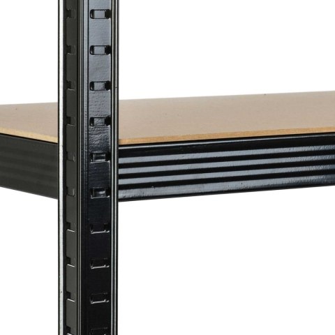 Regał metalowy magazynowy 150 x 75 x 30 cm Humberg HR-811 czarny Regał metalowy magazynowy 150 x 75 x 30 cm Humberg HR-811 czarny