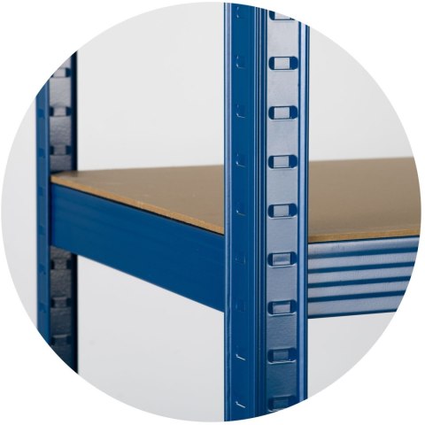 Regał metalowy magazynowy 180 x 90 x 30cm Humberg 4845 Regał metalowy magazynowy 180 x 90 x 30cm Humberg 4845