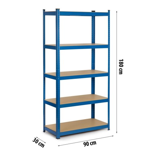 Regał metalowy magazynowy 180 x 90 x 30cm Humberg 4845 Regał metalowy magazynowy 180 x 90 x 30cm Humberg 4845