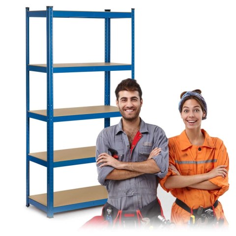 Regał metalowy magazynowy 180 x 90 x 30cm Humberg 4845 Regał metalowy magazynowy 180 x 90 x 30cm Humberg 4845