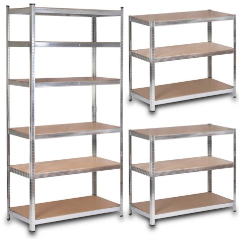 Regał metalowy magazynowy 222 x 110 x 50 cm Humberg HR-815 Regał metalowy magazynowy 222 x 110 x 50 cm Humberg HR-815