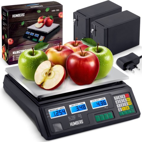 Elektroniczna waga sklepowa 40 kg Humberg MH-190 Elektroniczna waga sklepowa 40 kg Humberg MH-190