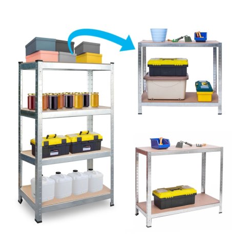 Regał metalowy magazynowy 180 x 90 x 40 cm Humberg HR-812 + pokrowiec GRATIS Regał metalowy magazynowy 180 x 90 x 40 cm Humberg HR-812 + pokrowiec GRATIS
