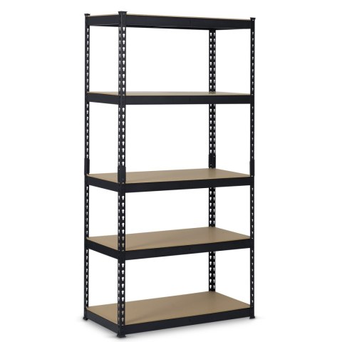 Regał metalowy magazynowy 183 x 90 x 45 cm Humberg HR-700 czarny Regał metalowy magazynowy 183 x 90 x 45 cm Humberg HR-700 czarny