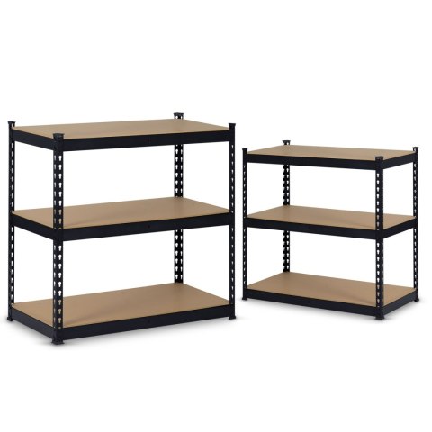 Regał metalowy magazynowy 183 x 90 x 45 cm Humberg HR-700 czarny Regał metalowy magazynowy 183 x 90 x 45 cm Humberg HR-700 czarny