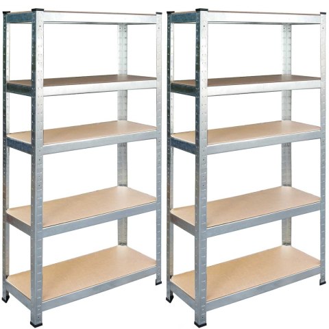Regał metalowy magazynowy zestaw 2 szt 180 x 90 x 40 cm Humberg HR-812 Regał metalowy magazynowy zestaw 2 szt 180 x 90 x 40 cm Humberg HR-812