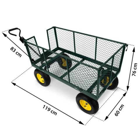 Wózek ogrodowy wywrotka 280l Humberg HM-510 Wózek ogrodowy wywrotka 280l Humberg HM-510
