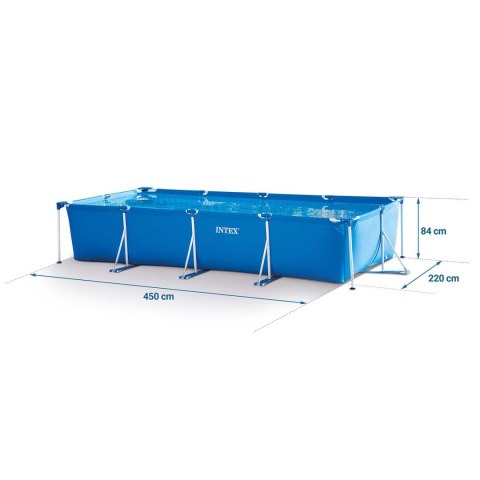 Basen ogrodowy stelażowy 450 x 220 x 84 cm 15w1 INTEX 28273 Basen ogrodowy stelażowy 450 x 220 x 84 cm 15w1 INTEX 28273