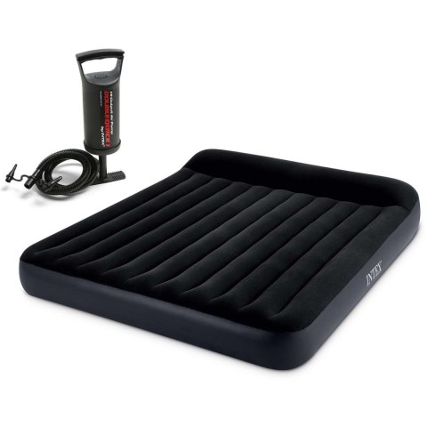 Materac dmuchany 203x183x25 cm z pompką tłokową INTEX 64144 Materac dmuchany 203x183x25 cm z pompką tłokową INTEX 64144