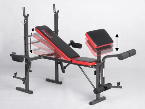 Ławeczka do ćwiczeń pod sztangę + modlitewnik Neo-Sport NS-200 Ławeczka do ćwiczeń pod sztangę + modlitewnik Neo-Sport NS-200