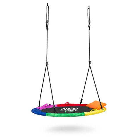 Huśtawka bocianie gniazdo Swingo XXL wielokolorowa 110 cm Huśtawka bocianie gniazdo Swingo XXL wielokolorowa 110 cm