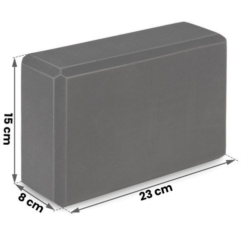 Kostka piankowa do jogi NS-962 czarna Kostka piankowa do jogi NS-962 czarna