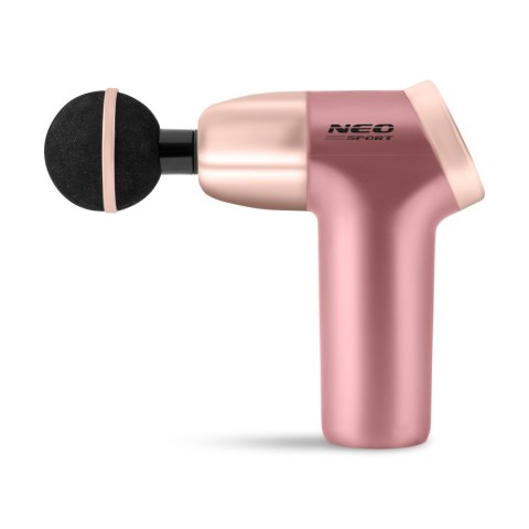 Pistolet do masażu ciała 8 nakładek NS-500 Neo-sport różowy Pistolet do masażu ciała 8 nakładek NS-500 Neo-sport różowy