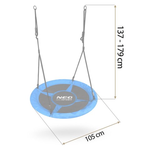 Huśtawka bocianie gniazdo Neo-Sport Swingo 100 cm Huśtawka bocianie gniazdo Neo-Sport Swingo 100 cm