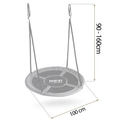Huśtawka bocianie gniazdo Neo-Sport Swingo 100 cm Huśtawka bocianie gniazdo Neo-Sport Swingo 100 cm