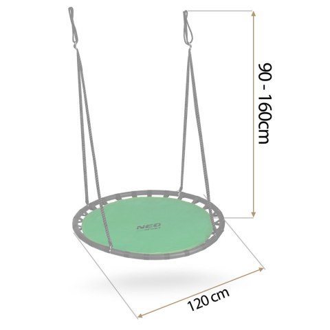 Huśtawka bocianie gniazdo Neo-Sport Swingo 120 cm Huśtawka bocianie gniazdo Neo-Sport Swingo 120 cm