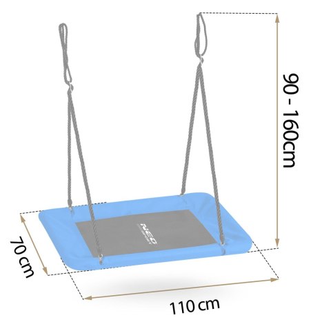 Huśtawka bocianie gniazdo prostokątna Neo-Sport Swingo 110 x 70 cm Huśtawka bocianie gniazdo prostokątna Neo-Sport Swingo 110 x 70 cm