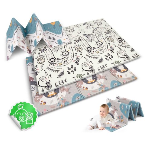 Mata piankowa edukacyjna składana 200 x 150 x 1 cm Nukido NK-341 Mata piankowa edukacyjna składana 200 x 150 x 1 cm Nukido NK-341