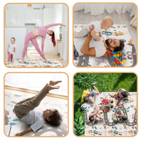 Mata piankowa edukacyjna składana 200 x 180 x 1 cm Nukido NK-340 Mata piankowa edukacyjna składana 200 x 180 x 1 cm Nukido NK-340