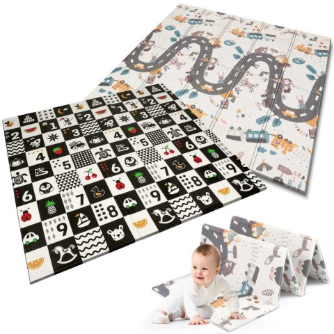 Mata piankowa edukacyjna składana 200 x 180 x 1 cm Nukido NK-340 Mata piankowa edukacyjna składana 200 x 180 x 1 cm Nukido NK-340