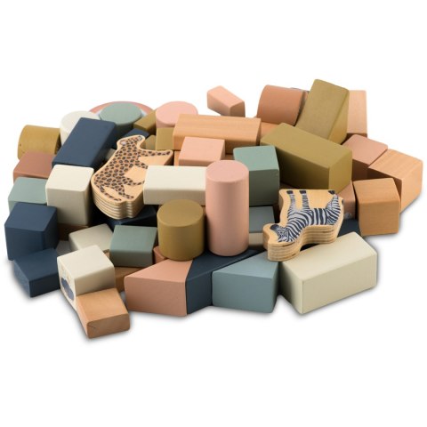 Drewniane klocki konstrukcyjne NK-858 Nukido Drewniane klocki konstrukcyjne NK-858 Nukido