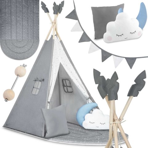 Namiot tipi dla dzieci NK-406 Nukido - szary Namiot tipi dla dzieci NK-406 Nukido - szary