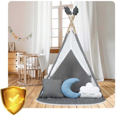 Namiot tipi dla dzieci NK-406 Nukido - szary Namiot tipi dla dzieci NK-406 Nukido - szary