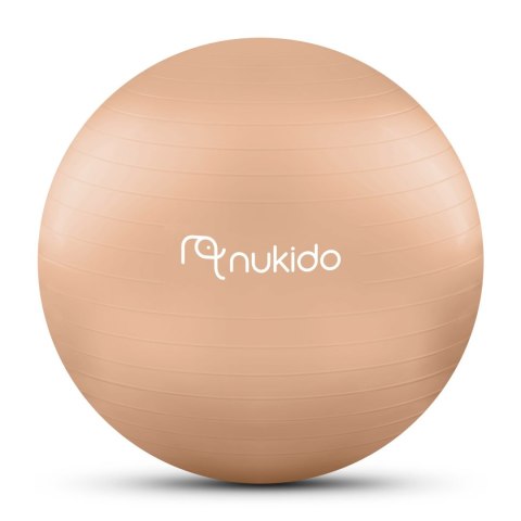 Piłka ciążowa do aerobiku 65 cm NS-951 beżowa Piłka ciążowa do aerobiku 65 cm NS-951 beżowa
